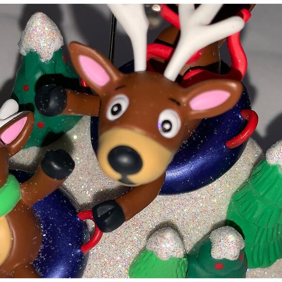 Hallmark Keepsake REINDEER ANTICS Christmas Tree Ornament 2023 Collectible NIB - Picture 7 of 10